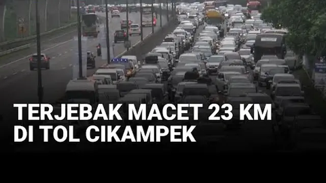 Kemacetan panjang masih mewarnai hari raya Idul Fitri di ruas jalan tol Jakarta-Cikampek. Ribuan pemudik terpaksa berlebaran di tengah perjalanan.