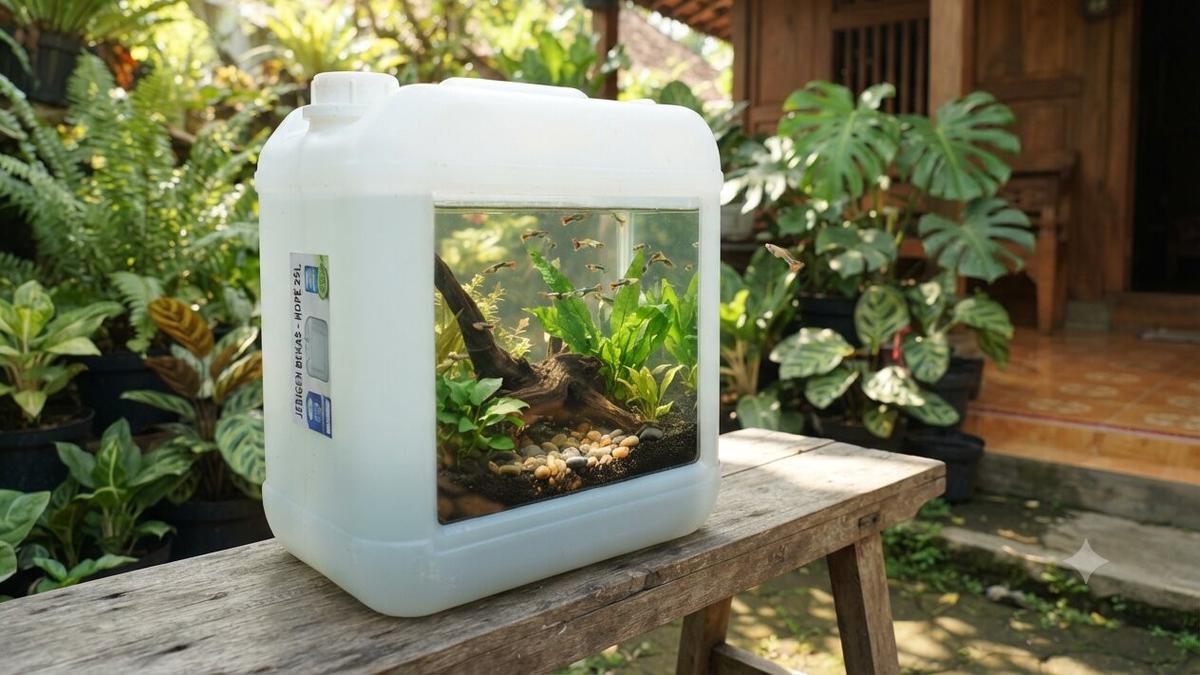 Cara Membuat Akuarium Outdoor dari Jeriken Bekas, Panduan Lengkap untuk Pemula
