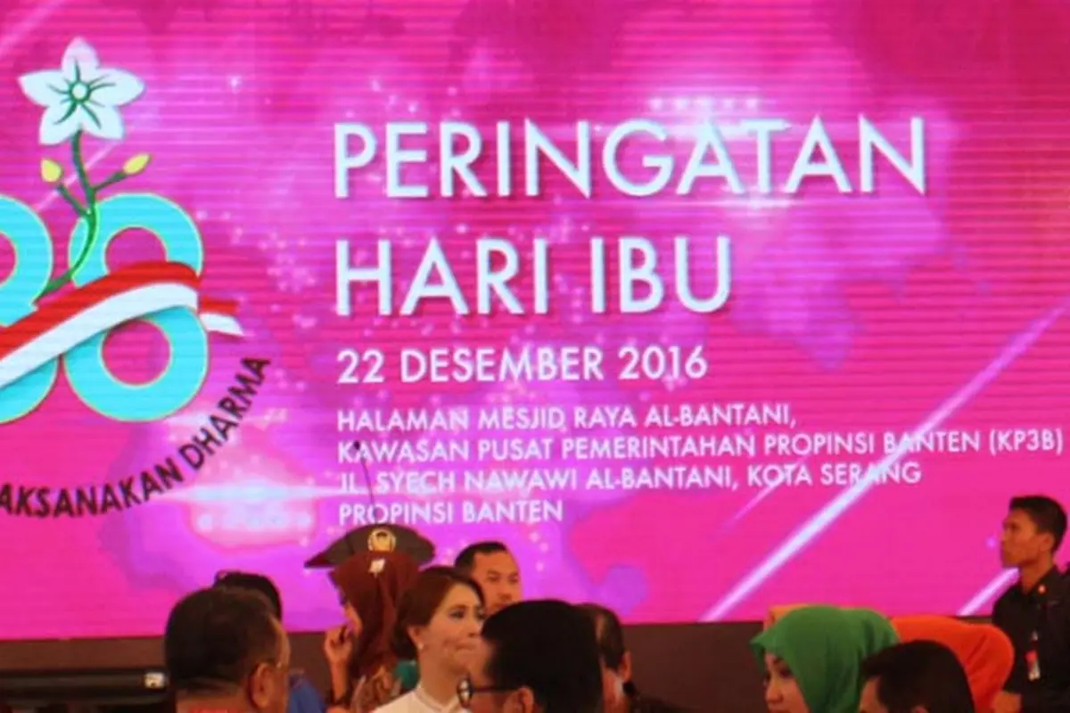 Puncak Peringatan Hari Ibu Ke-88 Digelar di Serang, Banten