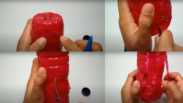 Cara membuat lampion dari botol Aqua bekas