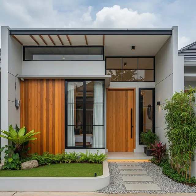 Model Fasad Rumah Kecil Tapi Terlihat Luas
