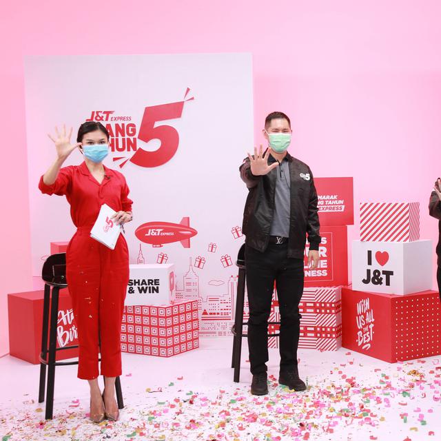 J T Express Bagi Bagi Kebahagiaan Di Ulang Tahun Ke 5 Ikutan Yuk Bisnis Liputan6 Com
