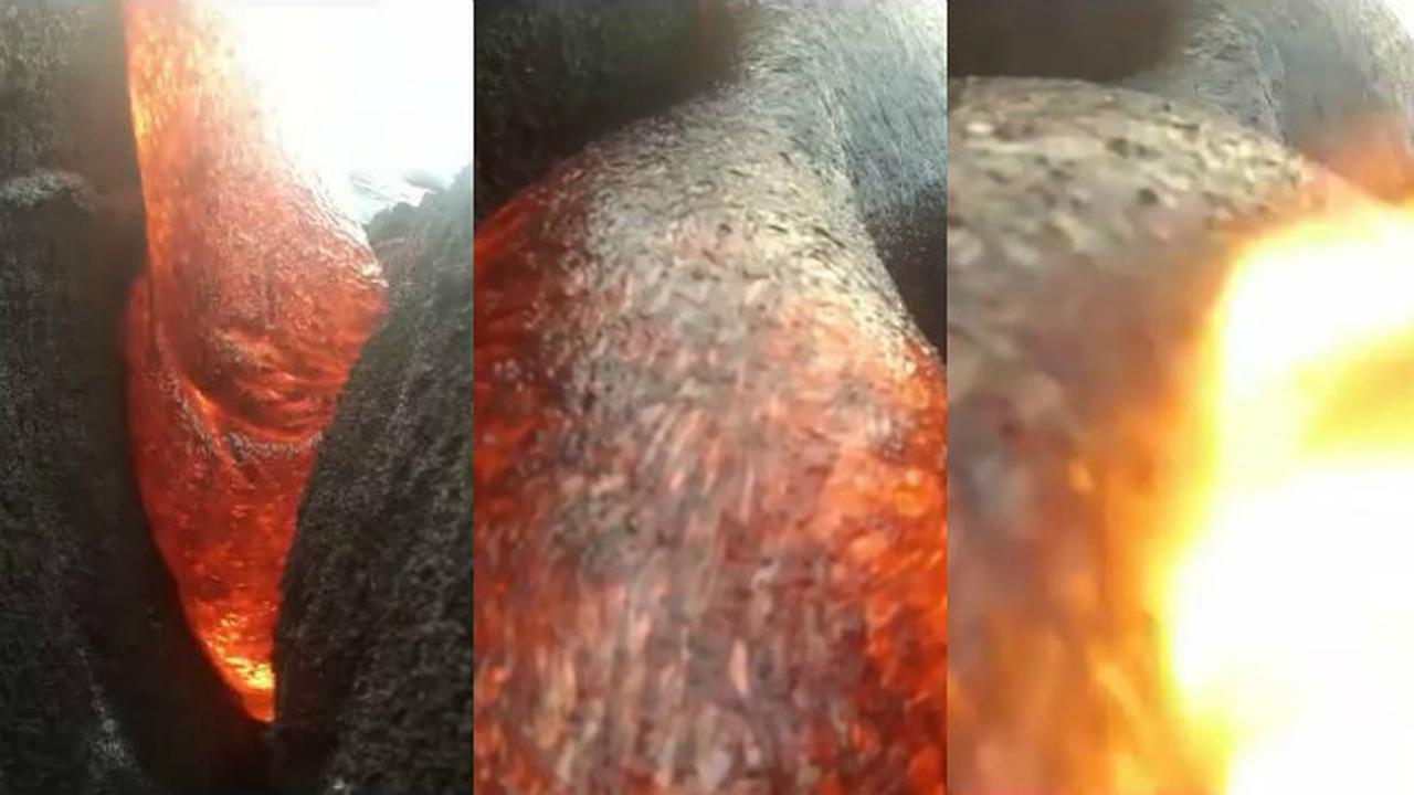 GoPro dalam lava (2)