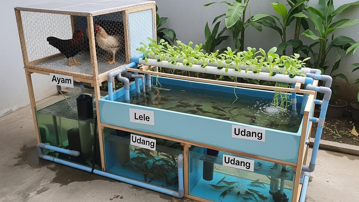 Sistem Ternak 3 Hewan Sekaligus di Lahan 2x2 Meter untuk Pemula, Sebuah Panduan agar Untung
