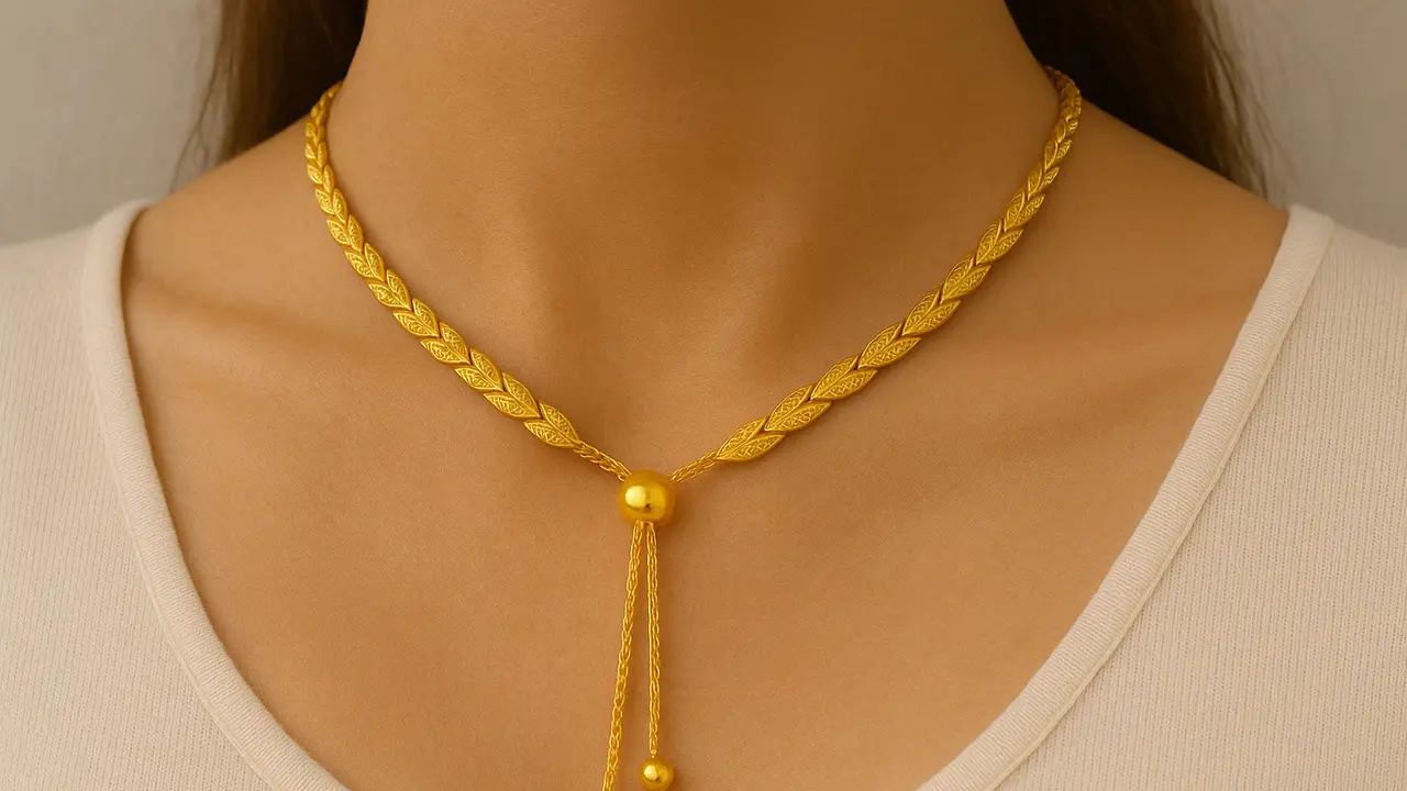 Model Kalung Emas Padi 5 Gram (Foto: ChatGPT)