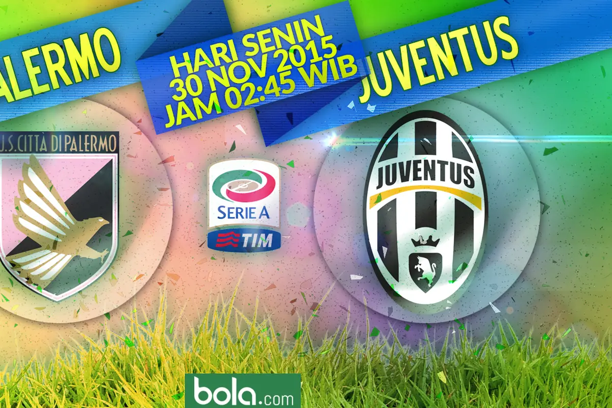 Palermo vs Juventus (Bola.com/Samsul Hadi)