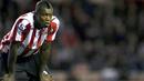Disappointment for Sunderland's French International Djibril Cisse during the 4th Round League Cup game in Sunderland, Sunderland Vs Blackburn, North East, England, on November 12th, 2008. Blackburn won 2-1. AFP PHOTO/CRAIG BROUGH