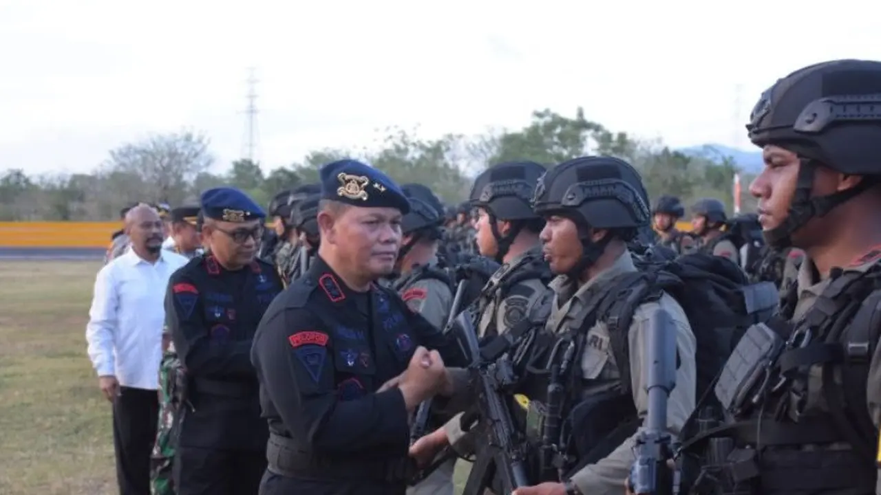 Ratusan Brimob Dikirim ke Papua