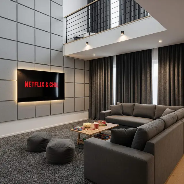 Rumah Sederhana 2 Lantai Minimalis dengan Area Netflix & Chill