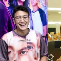 Nadine Chandrawinata dan Dimas Anggara. (Bintang Pictures)