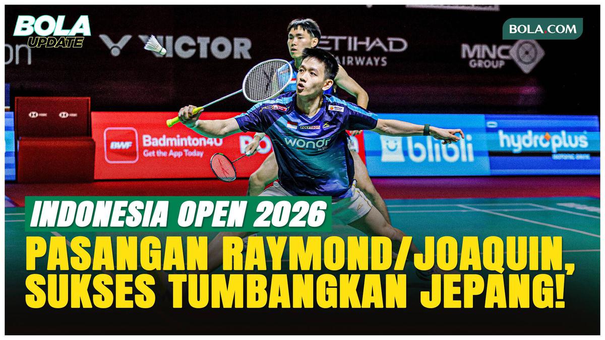 Balas Dendam Berhasil! Raymond/Joaquin Tumbangkan Pasangan Jepang di Indonesia Open 2026