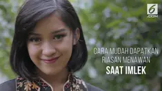 Makeup di hari Imlek identik dengan rona lipstik merah yang berani.