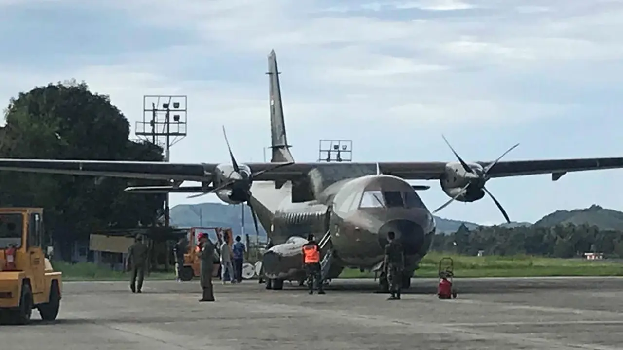 Situasi persiapan di Base Ops Lanud Jayapura.