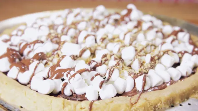 Pizza Biskuit Marshmallow, Camilan Malam Menuju Akhir Pekan