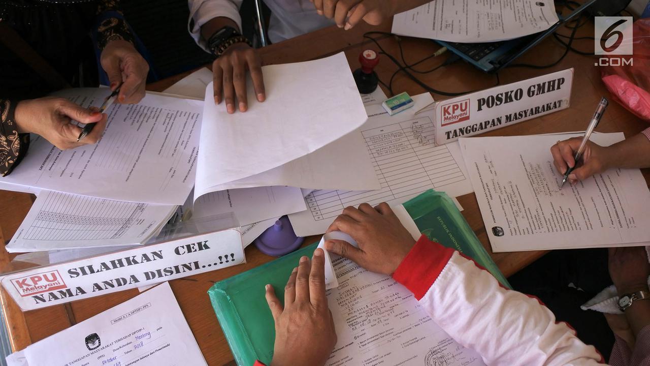 Jelang Pemilu 2019, KPU DKI Gelar Pengecekan DPT Serentak