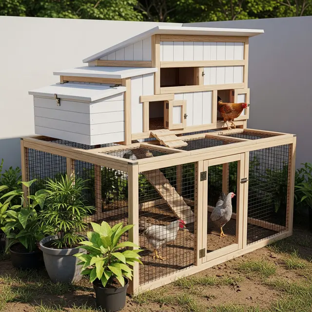 9 Model Kandang Ayam Estetik Ala Farmhouse yang Cocok untuk Rumah Desa