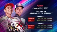 Siaran Langsung Moto3 & Moto2 Liqui Moly Grand Prix of Germany 2026 di Vidio