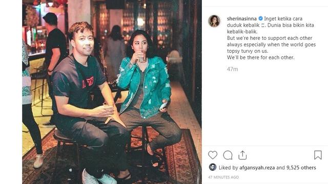 Vidi Aldiano dan Sherina Munaf (Foto: Instagram/@sherinasinna)