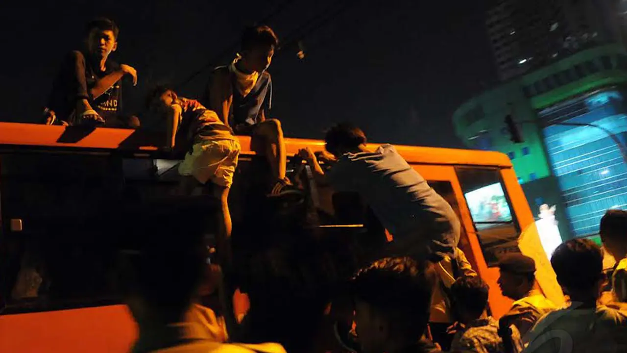 Polisi Amankan Puluhan Remaja di Malam Takbiran