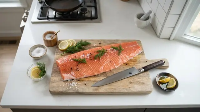 Ikan Salmon (AI Generated)
