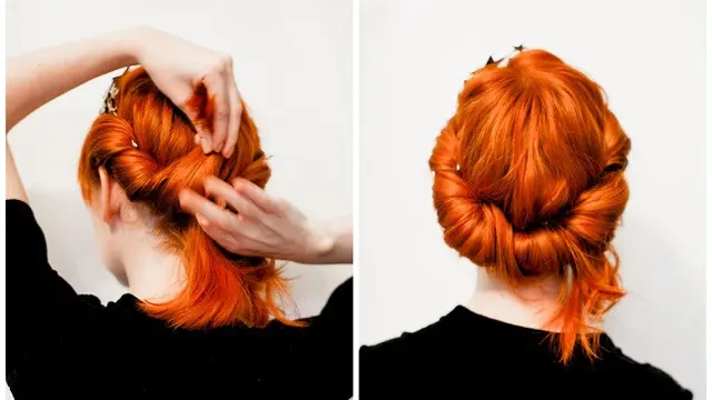 Tatanan Rambut Updo untuk Ke Pesta Hanya dalam 5 Menit