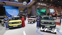Ada lebih dari 60 merek otomotif global, yang terdiri dari kendaraan penumpang, kendaraan komersial, sepeda motor dan karoseri, akan meluncurkan produk terbaru mereka di GIIAS 2025. (merdeka.com/Arie Basuki)