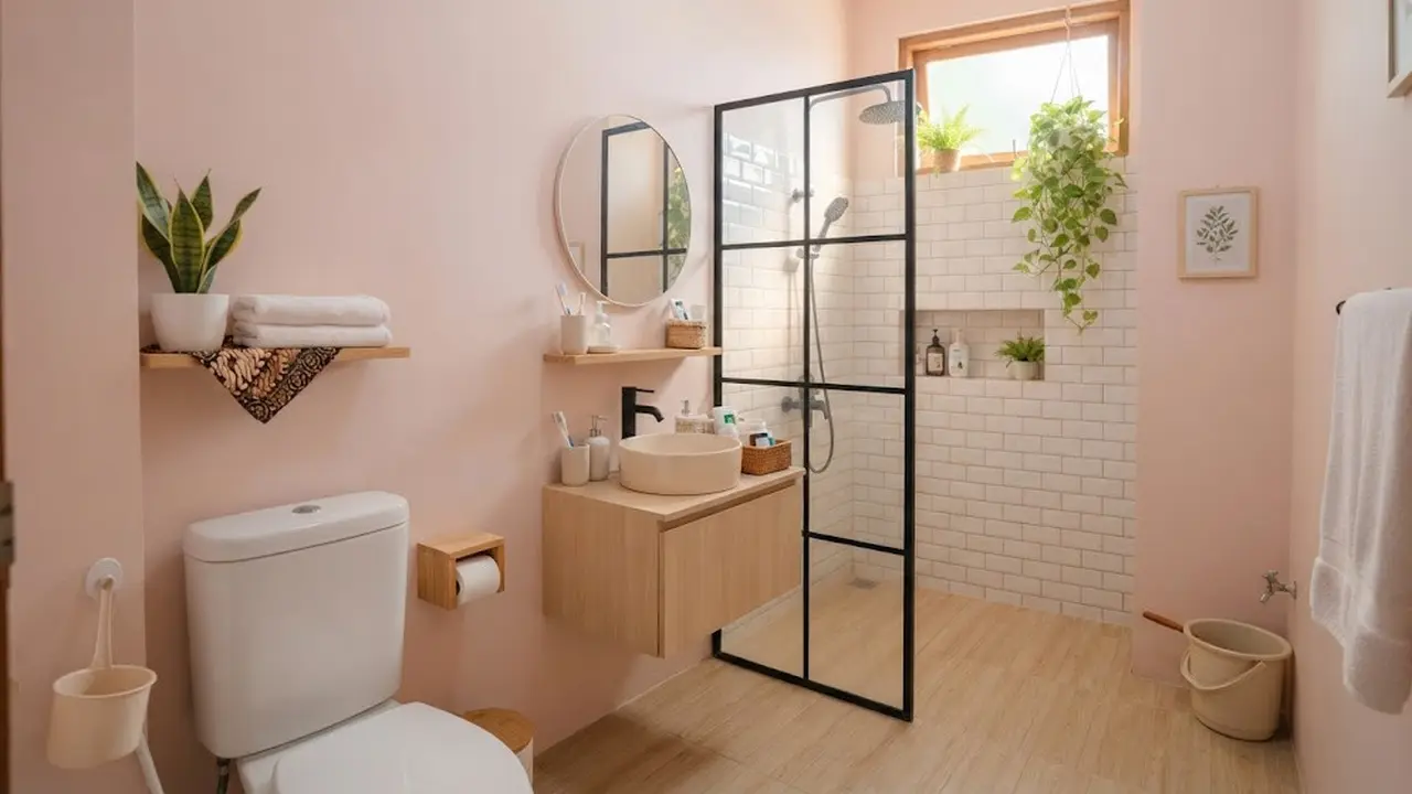 8 Warna Cat untuk Kamar Mandi 2026 yang Bikin Adem dan Lega