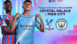 Saksikan Crystal Palace vs Man City di Vidio. (dok. vidio.com)