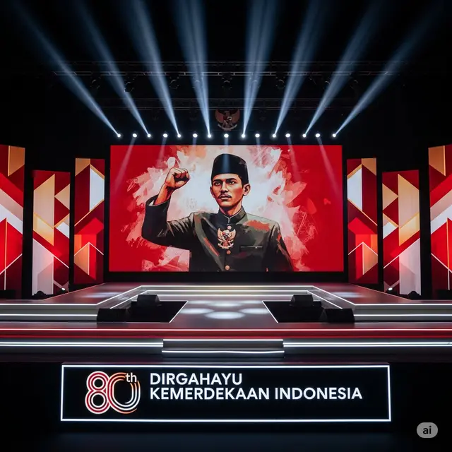 Layar Dasar Spanduk Digital