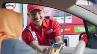 PT Pertamina (Persero) mengimbau masyarakat yang membeli BBM dapat menggunakan sistem pembayaran nontunai atau cashless agar pelayanan lebih cepat dan efisien.