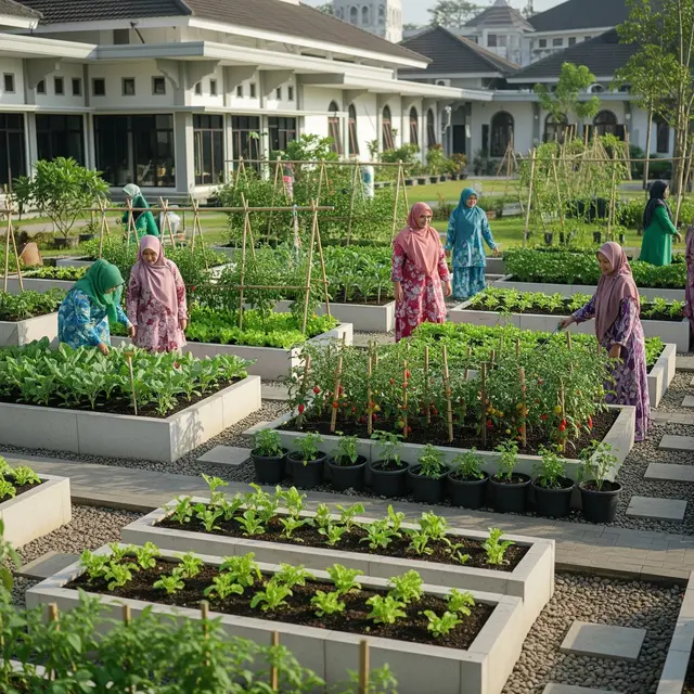 Ide Kebun Sayur Organik untuk Ibu Pengajian di Masjid Perumahan