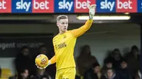 Nathan Bishop, kiper muda Inggris yang segera bergabung dengan Manchester United (MU). (Foto: BBC)