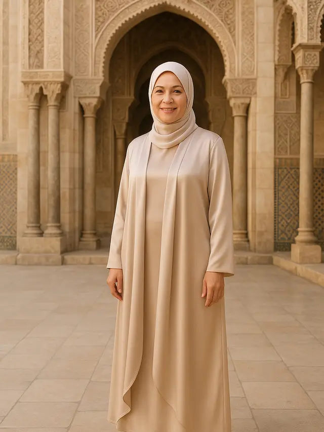 Cardigan Satin untuk Kondangan dan Acara Resmi Ibu-Ibu Usia 50 Tahunan