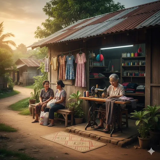 Ide usaha di desa modal Rp2 juta (Foto: Gemini AI)
