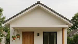 Rumah Minimalis Satu Lantai dengan Teras Depan (Foto: Rizka Nur Laily via ChatGPT)