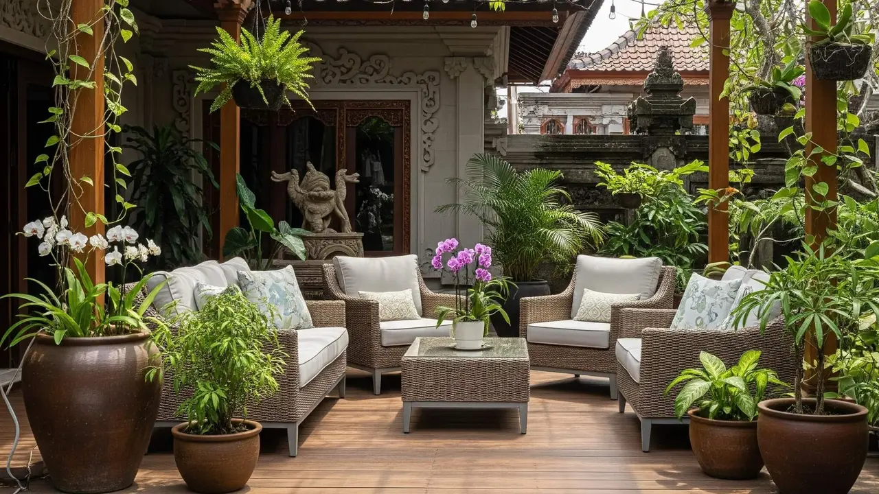 Model Teras Rumah dengan Sistem Pencegah Ular