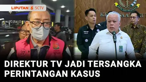 VIDEO: Direktur TV Jadi Tersangka Perintangan Kasus Timah, Dewan Pers Hormati Proses Hukum