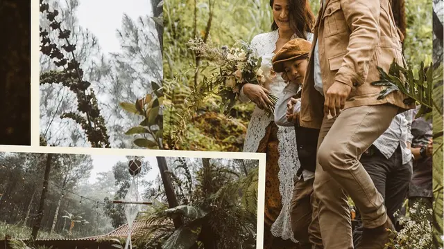 Lepas Status Duda, Ini 7 Momen Pernikahan Ramon Y Tungka yang Unik Bertema Alam