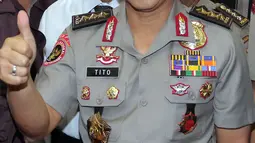 Komisi III DPR memutuskan menyetujui usulan Presiden Joko Widodo agar Komisaris Jenderal Tito Karnavian menjadi kepala Polri pengganti Jenderal (Pol) Badrodin Haiti. (Liputan6.com/Johan Tallo)