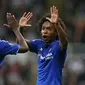 Chelsea's Willian celebrates scoring their second goal with Ramires Reuters / Russell Cheyne