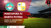Samsul Arif 2 Gol, Barito Putera Bungkam Martapura FC