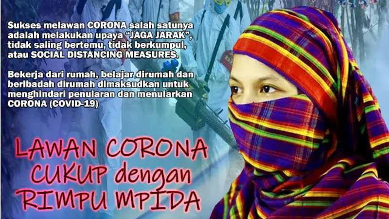 Melawan Corona Covid-19 dengan “Rimpu Mpida” Ajakan Bernuansa Budaya