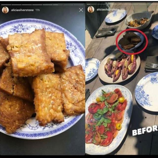 Artis Hollywood Alicia Silverstone Ternyata Suka Makan Tempe