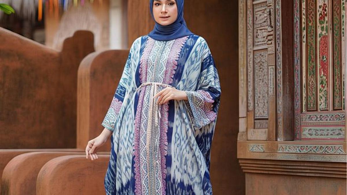 7 Inspirasi Model Gamis Kaftan Ikat untuk Pesta Pernikahan, Jadikan Tampilan Lebih Memikat