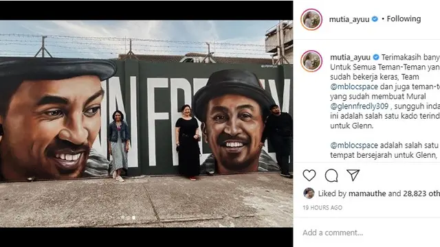 Glenn Fredly (Foto: Instagram/@mutia_ayuu)