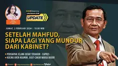Calon wakil presiden (Cawapres) nomor urut 3 Mahfud Md mundur dari Kabinet Indonesia Maju sebagai Menteri Koordinator Politik Hukum dan Keamanan (Menko Polhukam). Surat pengunduran diri diserahkan kepada Presiden Joko Widodo (Jokowi), Kamis (1/2/2024...