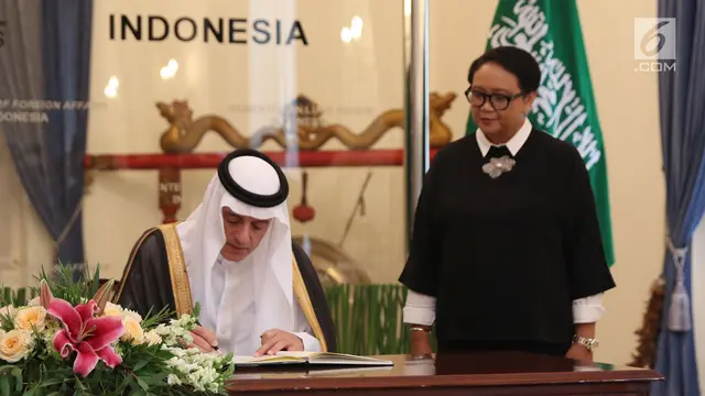 Menlu Retno Lakukan Pertemuan Bilateral Dengan Menlu Arab Saudi