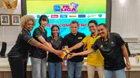 Gresik Petrokimia bertekad untuk menyapu bersih kemenangan pada seri kedua PLN Mobile Proliga 2025. (Bola.com/Aditya Wany)