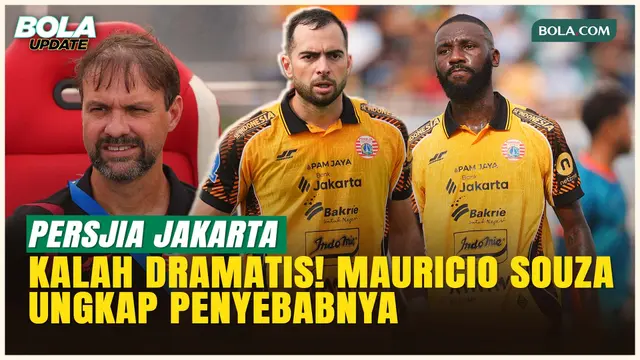 Komentar Mauricio Souza usai Persija Takluk dari Bhayangkara FC: Kartu Merah Ubah Segalanya