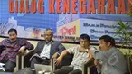 Suasana diskusi "APBD Pro Siapa?" Cofe Corner DPD, Kompleks Parlemen Senayan, Jakarta, Rabu (25/3/2015).(Liputan6.com/Andrian M Tunay)